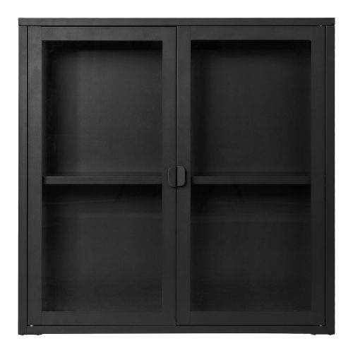 Epikasa Hanging Display Cabinet Brisbane - Black 80x18x80 cm