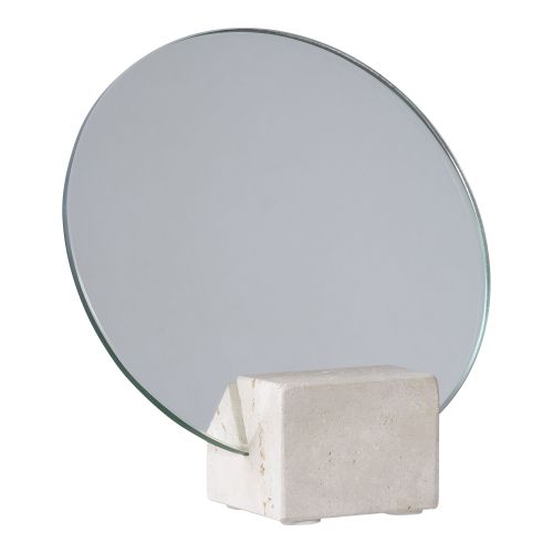 Epikasa Table Mirror Lucia - Beige 18x6,5x18 cm