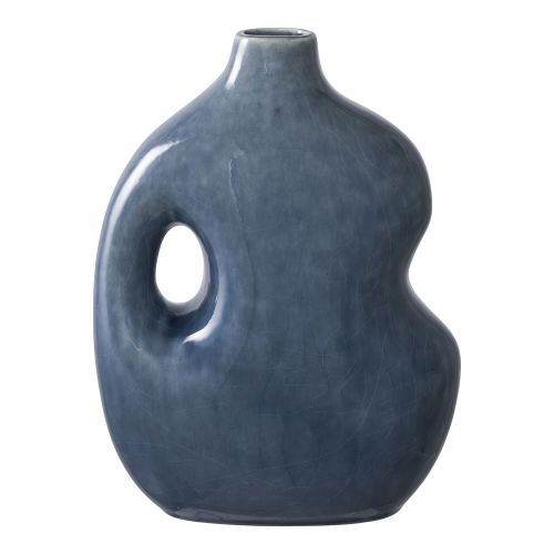 Epikasa Decorative Vase Brescia - Blue 19x9,5x25 cm