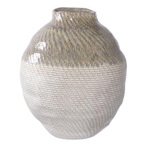 Epikasa Decorative Vase Soft - Beige 26x26x30,5 cm