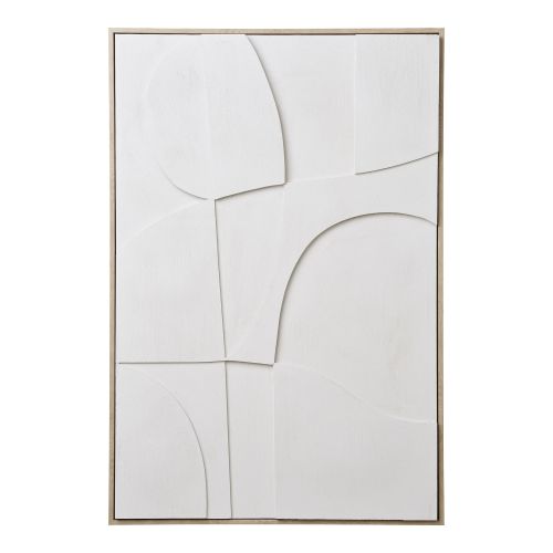 Epikasa Canvas with Frame Madeline - White 60x3x90 cm