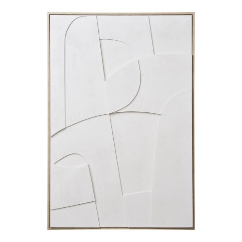 Epikasa Canvas with Frame Madeline - White 60x3x90 cm