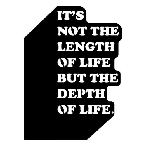 Epikasa Metal Decoration Depth of Life - Black 53x0,15x72 cm