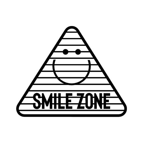 Epikasa Decorazione in metallo Smile Zone - Nero 61x0,15x50 cm cm