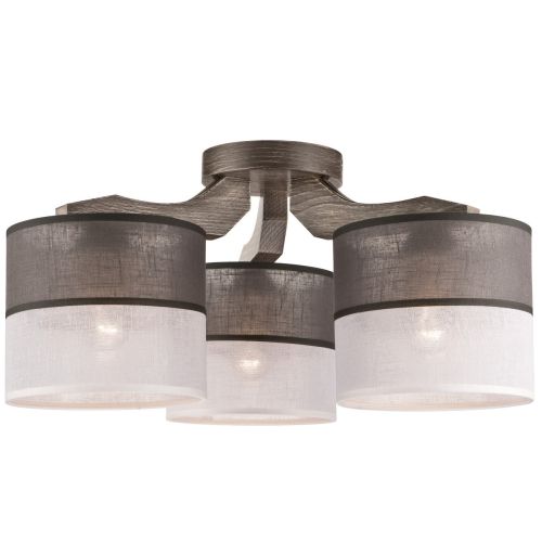 Epikasa Lampada a soffitto Andrea - Grigio 23x40x4 cm