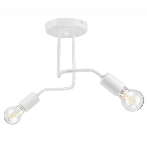 Epikasa Lampada a soffitto Charlie - Bianco 26x45x32 cm