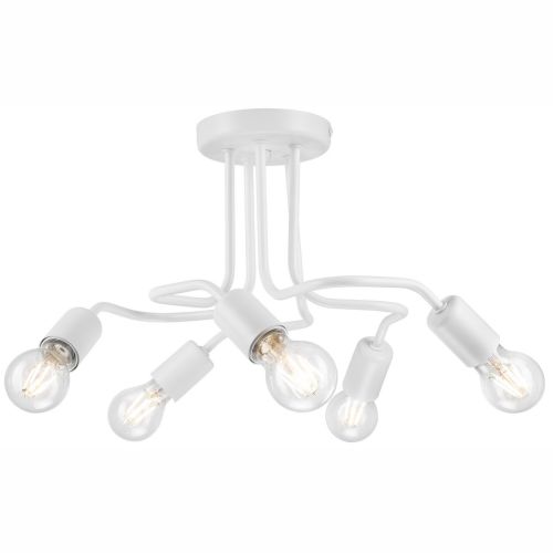 Epikasa Lampada a soffitto Charlie - Bianco 26x44x40 cm