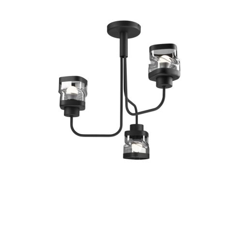 Epikasa Hanging Lamp Hugo - Black 53x52x52 cm