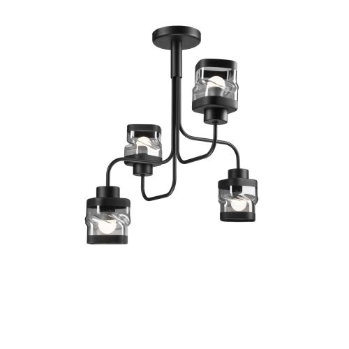 Epikasa Hanging Lamp Hugo - Black 58x58x52 cm