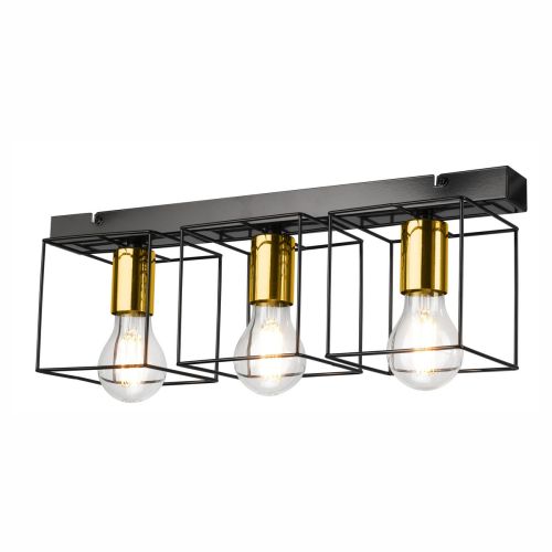 Epikasa Ceiling Lamp Mika - Black 17x50x13 cm