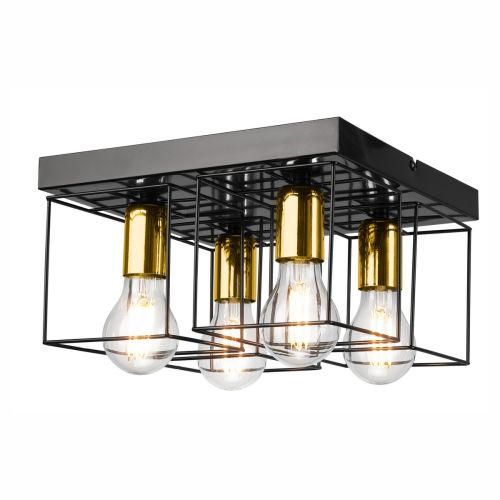 Epikasa Ceiling Lamp Mika - Black 17x30x30 cm