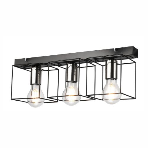 Epikasa Ceiling Lamp Mika - Black 17x50x13 cm