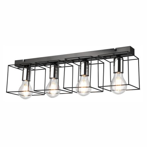 Epikasa Ceiling Lamp Mika - Black 17x61x13 cm