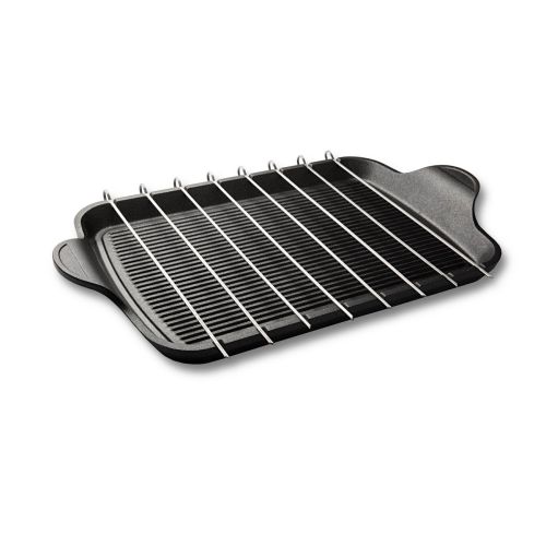 Risolì Piastra Grill Brochette Explora - Nero 47x26x2 cm