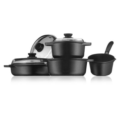 Risolì Set Batteria da Cucina Classic - Nero 36x36x8,5 cm