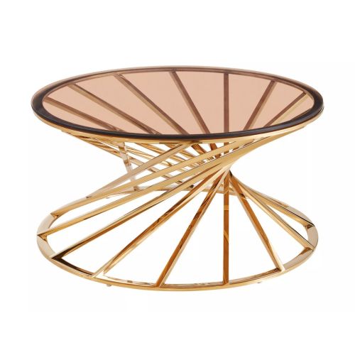 Epikasa Coffee Table Ottavia - Amber 80x80x43 cm