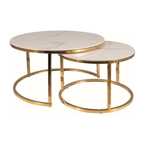 EPIKASA Coffee Table Portofino - White 60x60x45 cm