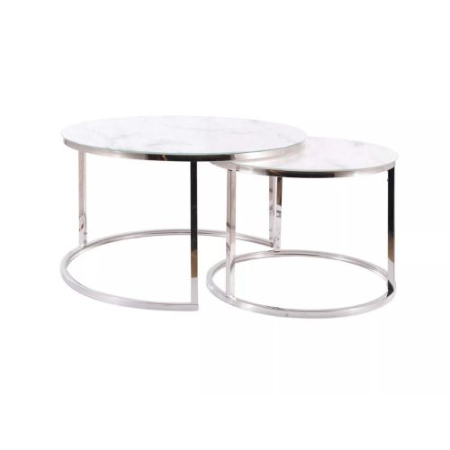 Epikasa Coffee Table Atlanta - White 80x80x45 cm