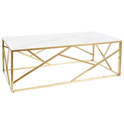 Epikasa Coffee Table Escada - White 60x120x40 cm