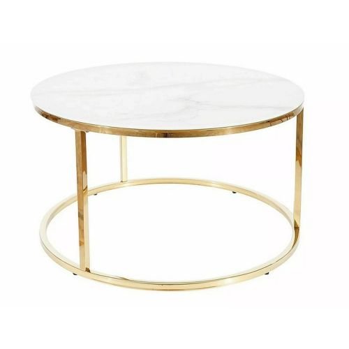 EPIKASA Coffee Table Sabine - White 80x80x45 cm