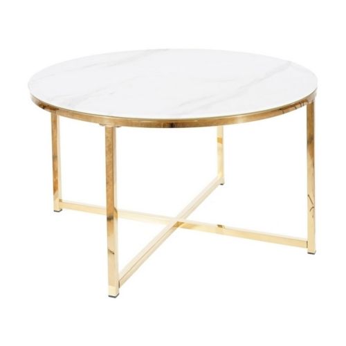 EPIKASA Coffee Table Salma - White 80x80x45 cm