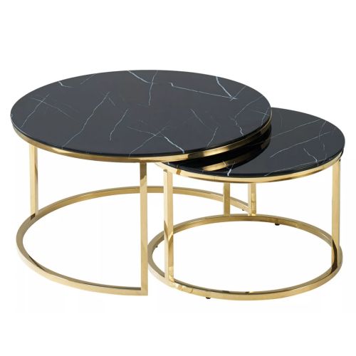 Epikasa Coffee Table Muse - Black 80x80x45 cm