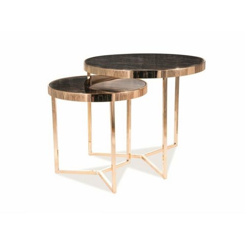 Epikasa Coffee Table Delia - Black 59x59x52 cm