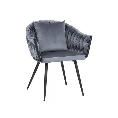 Epikasa 2 pcs Chairs Set Nuvo - Grey 62x62x86 cm