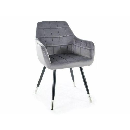 Epikasa 2 pcs Chairs Set Nuxe - Grey 56x56x83 cm