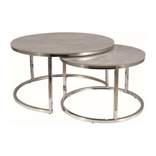 EPIKASA Coffee Table Portofino - Grey 60x60x45 cm