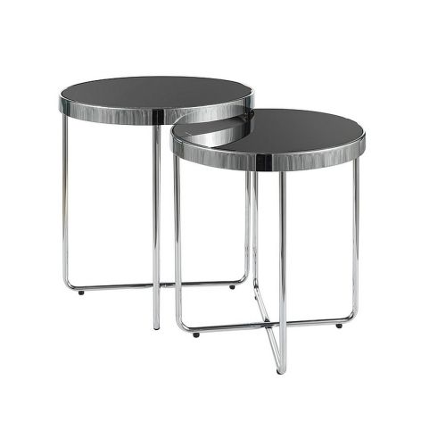 EPIKASA Coffee Table Saga - Black 45x45x50 cm