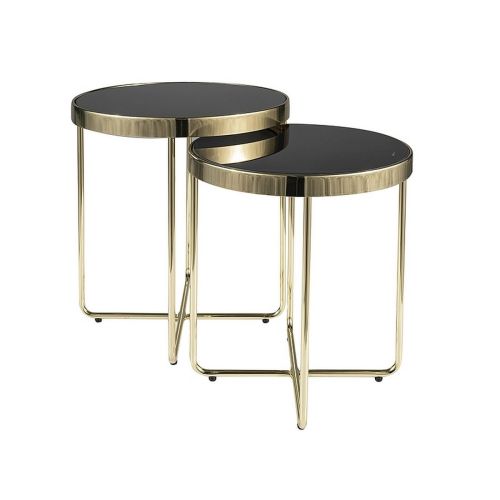 EPIKASA Coffee Table Saga - Black 45x45x50 cm