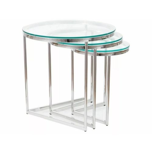 Epikasa Coffee Table Trinity - Transparent 55x55x56 cm