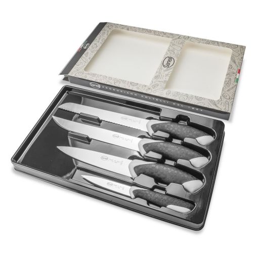 Sanelli Set di Coltelli da Cucina Sakura - Nero 43x3x24 cm