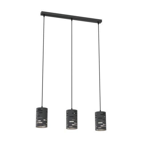 EPIKASA Lampada a Sospensione Tank - Nero 64x10x140 cm