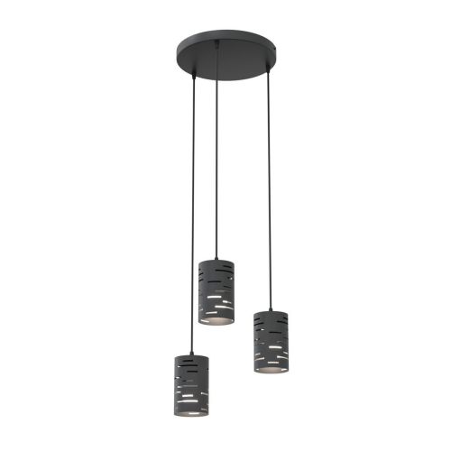 EPIKASA Lampada a Sospensione Tank - Nero 33x33x140 cm