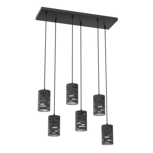 Epikasa Lampada a Sospensione Tank - Nero 70x22x140 cm