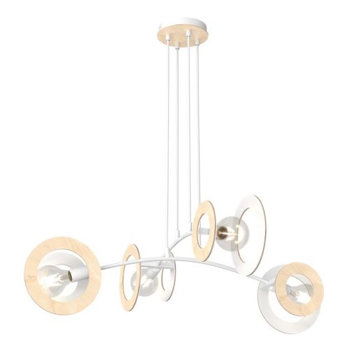 Epikasa Hanging Lamp Skiva - White 89x89x120 cm