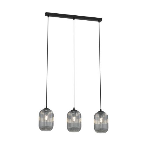 EPIKASA Lampada a Sospensione Verdi - Nero 60x14x140 cm