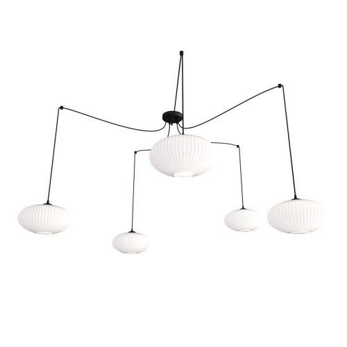 Epikasa Lampada a Sospensione Origo - Nero 200x200x200 cm