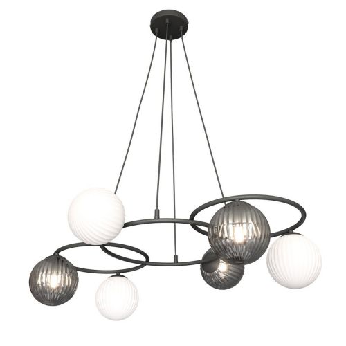 Epikasa Lampada a Sospensione Libra - Nero 88x88x140 cm