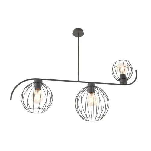 Epikasa Lampada a Sospensione Echo - Nero 90x24x70 cm