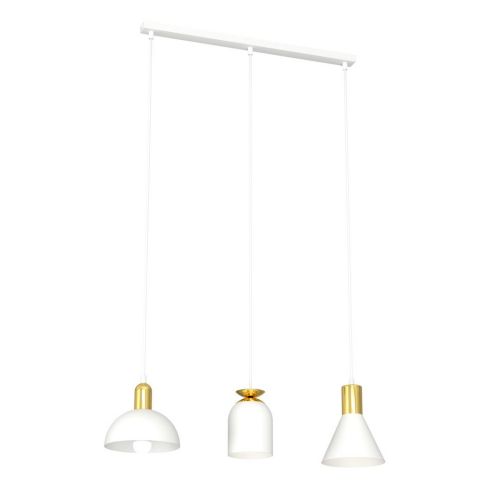 Epikasa Lampada a Sospensione Fox - Bianco 60x18x140 cm