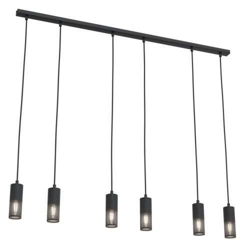 EPIKASA Lampada a Sospensione Melt - Nero 116x5,5x140 cm