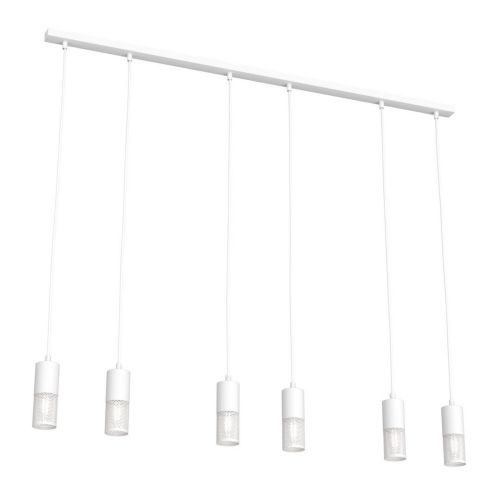 Epikasa Lampada a Sospensione Melt - Bianco 116x5,5x140 cm