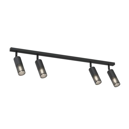 EPIKASA Lampada a Soffitto Petrol - Nero 20x5,5x90 cm