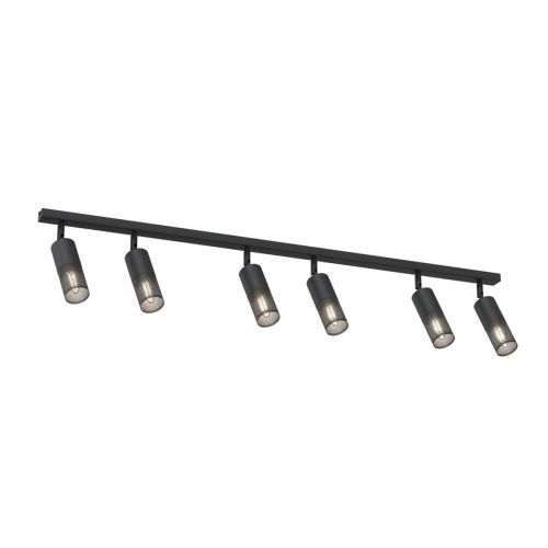 Epikasa Lampada a Soffitto Petrol - Nero 20x5,5x116 cm