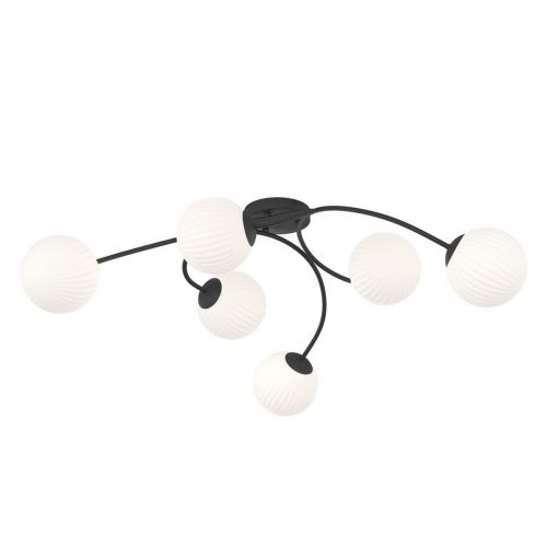 Epikasa Lampada a Soffitto Vibra - Nero 31x15x97 cm