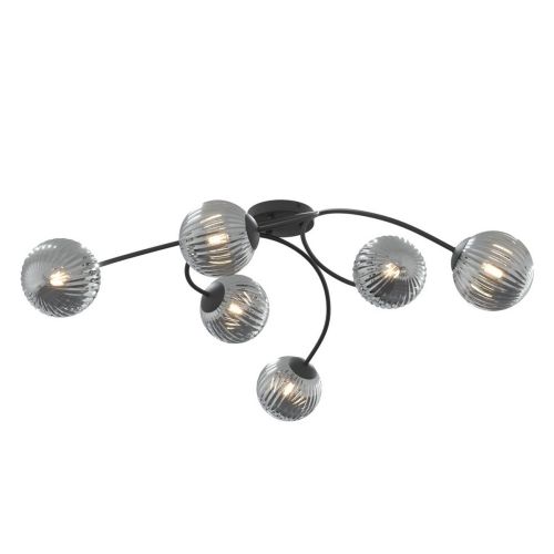 EPIKASA Ceiling Lamp Vibra - Black 31x15x97 cm