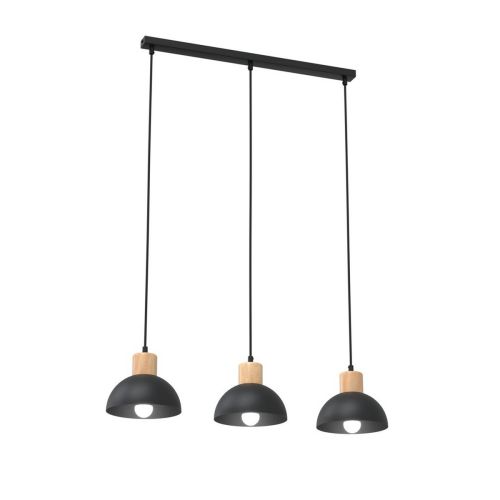 EPIKASA Lampada a Soffitto Seco - Nero 60x18x140 cm